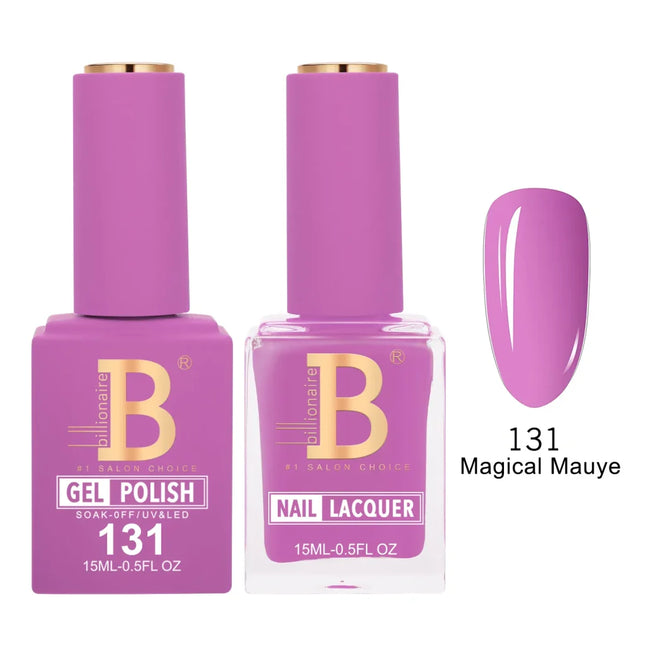 Billionaire Imperial Duo Matching – #101 - 150 Gel Polish + Lacquer (0.5oz / 15ml)