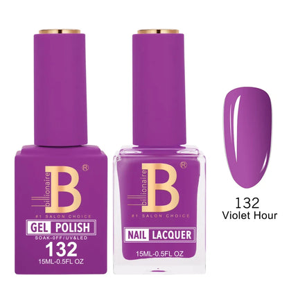 Billionaire Imperial Duo Matching – #101 - 150 Gel Polish + Lacquer (0.5oz / 15ml)