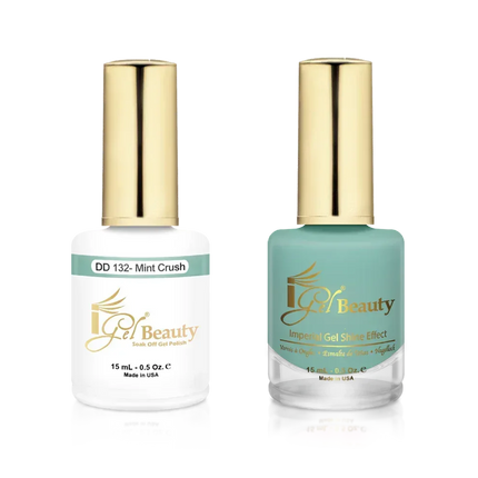 iGel Matching Duo Gel Polish 0.5oz - #132 Mint Crush - TTT Nails Supply