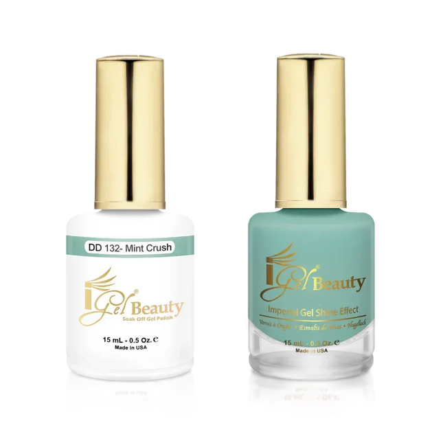 iGel Matching Duo Gel Polish 0.5oz - #132 Mint Crush - TTT Nails Supply