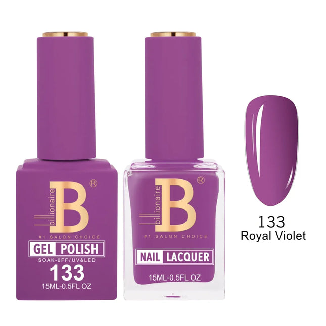 Billionaire Imperial Duo Matching – #101 - 150 Gel Polish + Lacquer (0.5oz / 15ml)