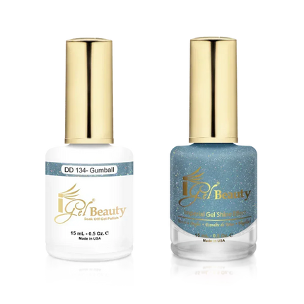 iGel Matching Duo Gel Polish 0.5oz - #134 Gumball - TTT Nails Supply
