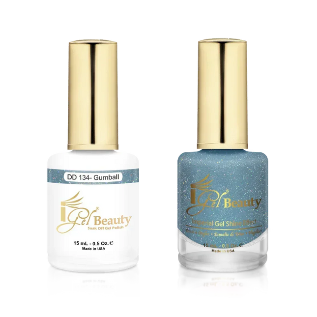 iGel Matching Duo Gel Polish 0.5oz - #134 Gumball - TTT Nails Supply