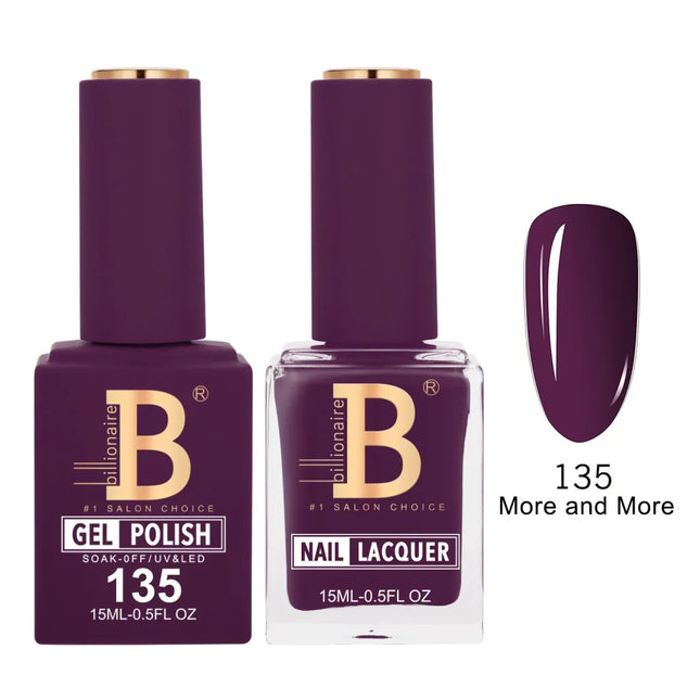 Billionaire Imperial Duo Matching – #101 - 150 Gel Polish + Lacquer (0.5oz / 15ml)