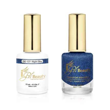 iGel Matching Duo Gel Polish 0.5oz - #137 Night Sky - TTT Nails Supply