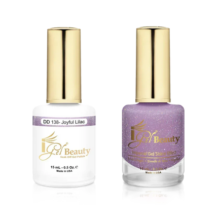 iGel Matching Duo Gel Polish 0.5oz - #138 Joyful Lilac - TTT Nails Supply