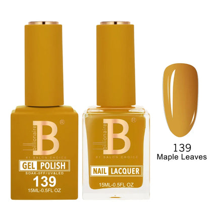 Billionaire Imperial Duo Matching – #101 - 150 Gel Polish + Lacquer (0.5oz / 15ml)