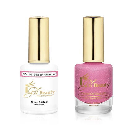 iGel Matching Duo Gel Polish 0.5oz - #140 Smooth Shimmer - TTT Nails Supply