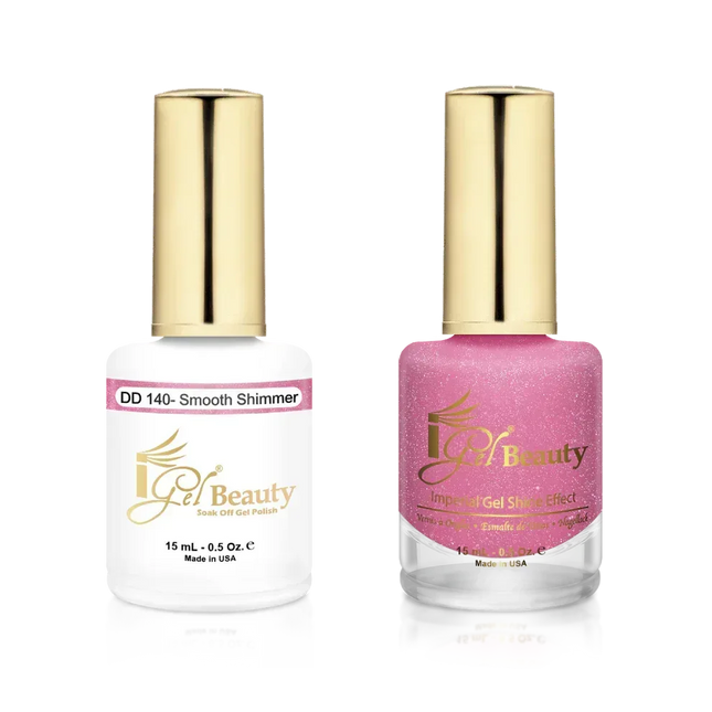 iGel Matching Duo Gel Polish 0.5oz - #140 Smooth Shimmer - TTT Nails Supply