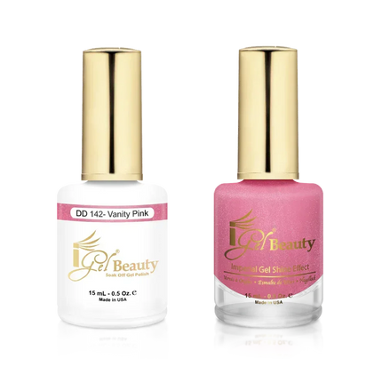 iGel Matching Duo Gel Polish 0.5oz - #142 Vanity Pink - TTT Nails Supply