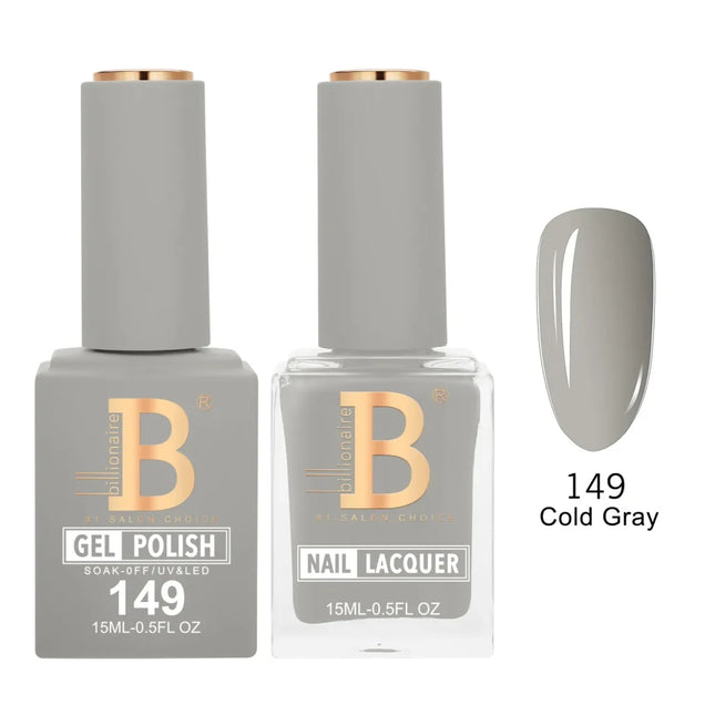 Billionaire Imperial Duo Matching – #101 - 150 Gel Polish + Lacquer (0.5oz / 15ml)