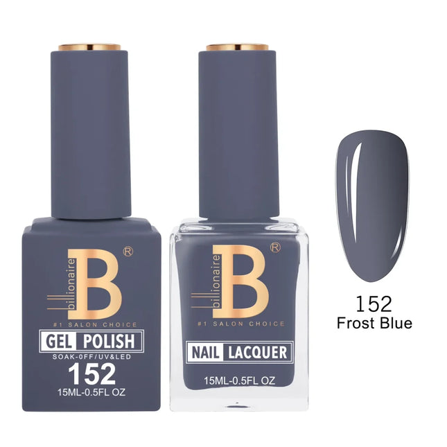 Billionaire Imperial Duo Matching – #150 - 200 Gel Polish + Lacquer (0.5oz / 15ml)