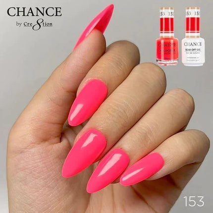 Cre8tion CHANCE Matching Duo Gel Polish 0.5oz - #153 - TTT Nails Supply