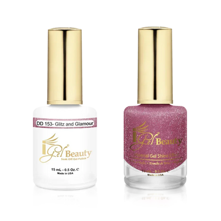 iGel Matching Duo Gel Polish 0.5oz - #153 Glitz & Glamour - TTT Nails Supply