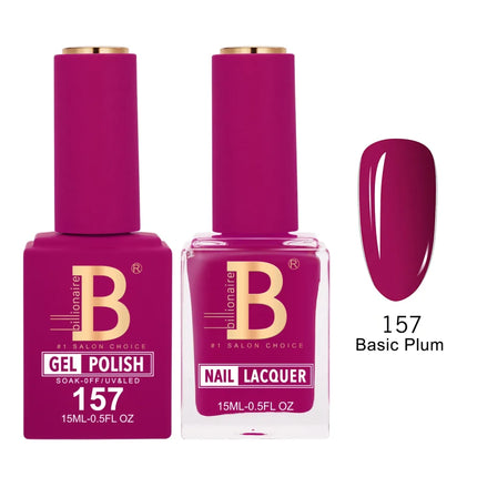 Billionaire Imperial Duo Matching – #150 - 200 Gel Polish + Lacquer (0.5oz / 15ml)