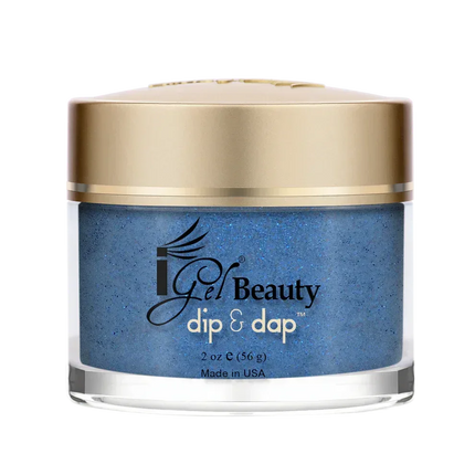 iGel Dip & Dap 2in1 Powder 2oz - #157 Blue Mosaic - TTT Nails Supply