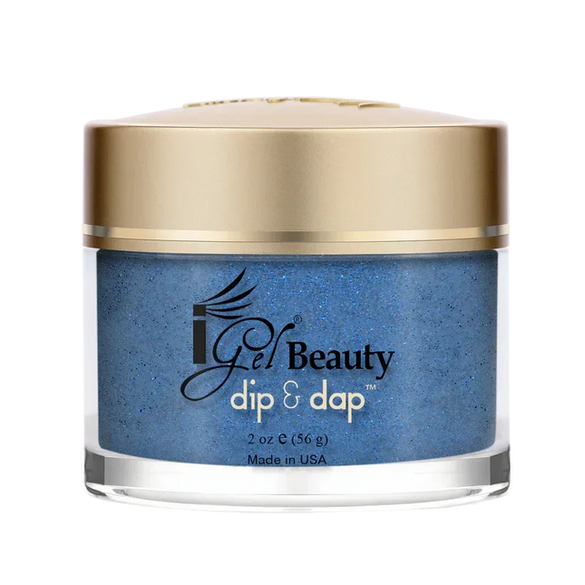 iGel Dip & Dap 2in1 Powder 2oz - #157 Blue Mosaic - TTT Nails Supply