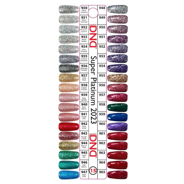 DND - Gel & Lacquer Duo Full Set 36 Colors (#11, #12, #13, #14, #15, #16)