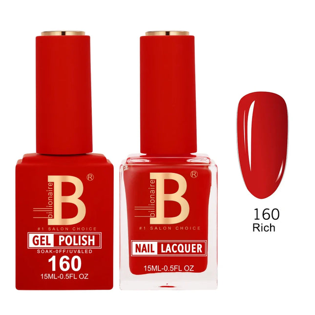 Billionaire Imperial Duo Matching – #150 - 200 Gel Polish + Lacquer (0.5oz / 15ml)