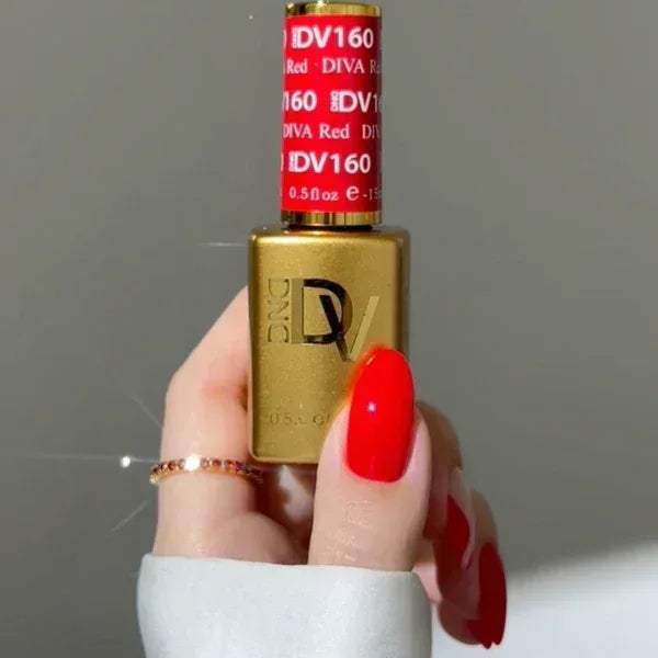 DND DIVA Duo Matching Color - #160 DIVA Red - TTT Nails Supply