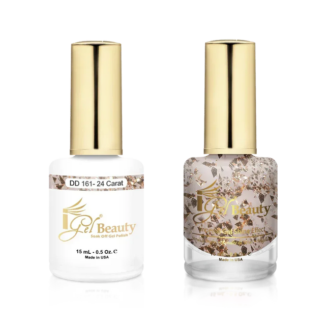 iGel Matching Duo Gel Polish 0.5oz - #161 24 Carat - TTT Nails Supply