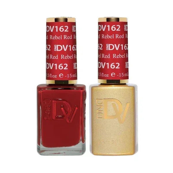 DND DIVA Duo Matching Color - #162 Rebel Red - TTT Nails Supply