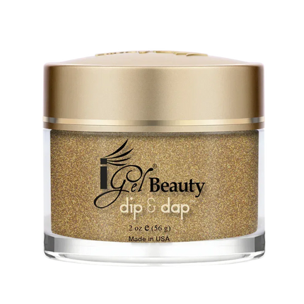 iGel Dip & Dap 2in1 Powder 2oz - #162 Antique Gold - TTT Nails Supply