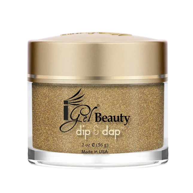 iGel Dip & Dap 2in1 Powder 2oz - #162 Antique Gold - TTT Nails Supply