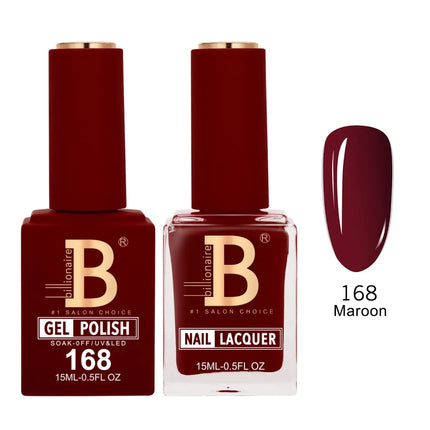 Billionaire Imperial Duo Matching – #150 - 200 Gel Polish + Lacquer (0.5oz / 15ml)