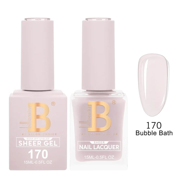 Billionaire Imperial Duo Matching – #150 - 200 Gel Polish + Lacquer (0.5oz / 15ml)