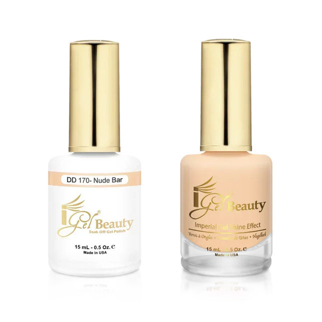 iGel Matching Duo Gel Polish 0.5oz - #170 Nude Bar - TTT Nails Supply
