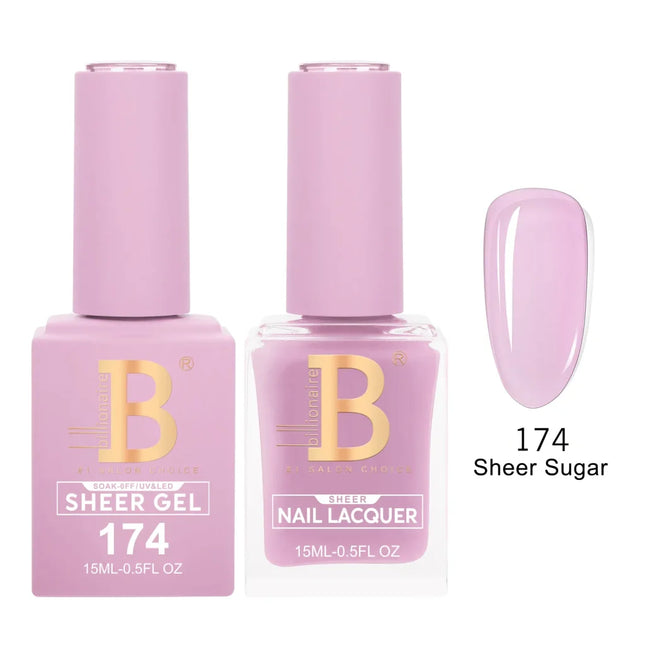 Billionaire Imperial Duo Matching – #150 - 200 Gel Polish + Lacquer (0.5oz / 15ml)
