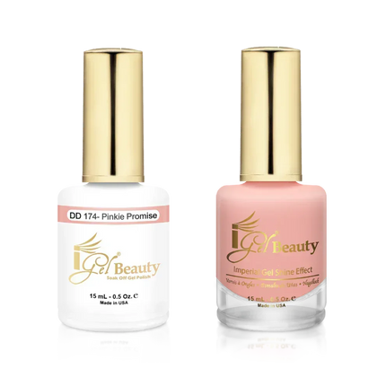 iGel Matching Duo Gel Polish 0.5oz - #174 Pinkie Promise - TTT Nails Supply