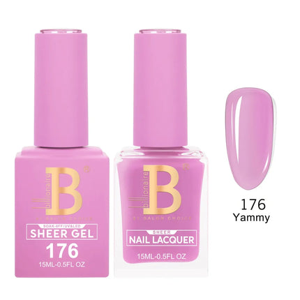 Billionaire Imperial Duo Matching – #150 - 200 Gel Polish + Lacquer (0.5oz / 15ml)