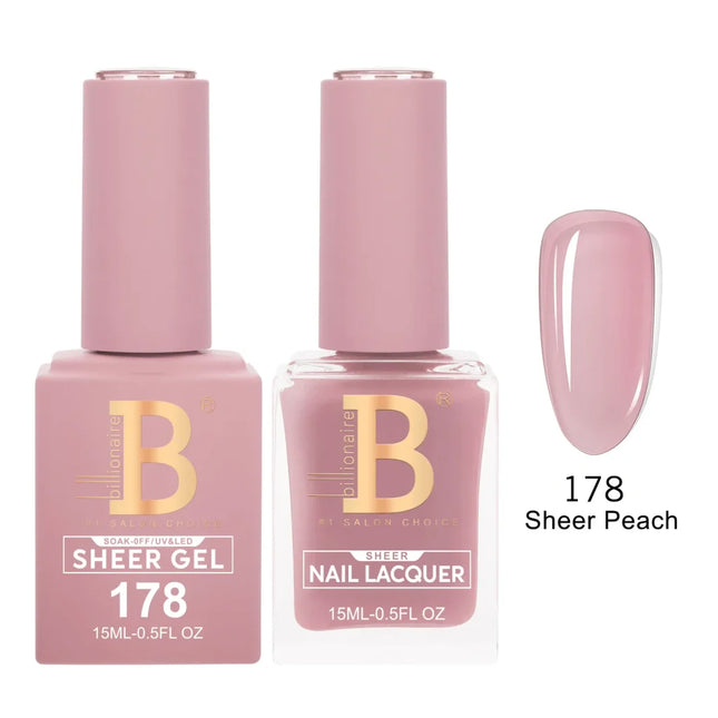 Billionaire Imperial Duo Matching – #150 - 200 Gel Polish + Lacquer (0.5oz / 15ml)
