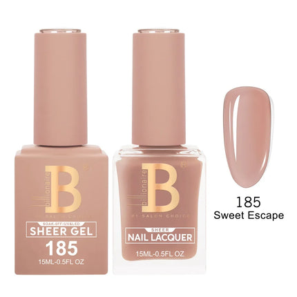 Billionaire Imperial Duo Matching – #150 - 200 Gel Polish + Lacquer (0.5oz / 15ml)