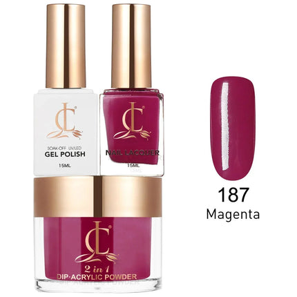 Cllam Matching 3in1 - CL187 MAGENTA - TTT Nails Supply