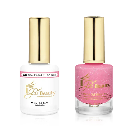 iGel Matching Duo Gel Polish 0.5oz - #187 Belle of the Ball - TTT Nails Supply