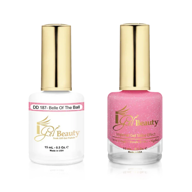 iGel Matching Duo Gel Polish 0.5oz - #187 Belle of the Ball - TTT Nails Supply