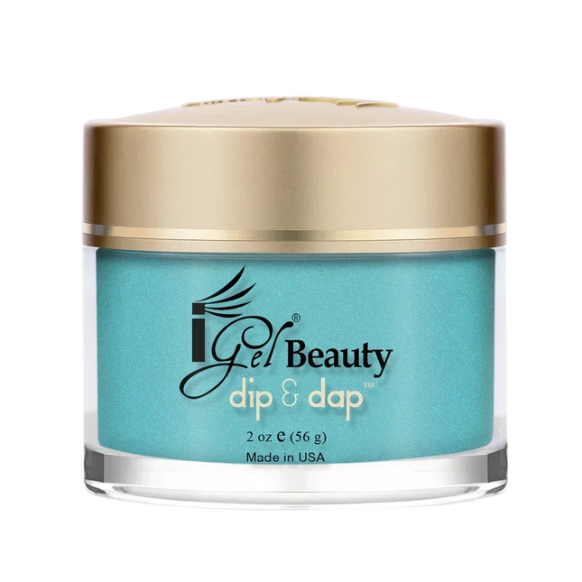 iGel Dip & Dap 2in1 Powder 2oz - #192 Aqua Sky - TTT Nails Supply