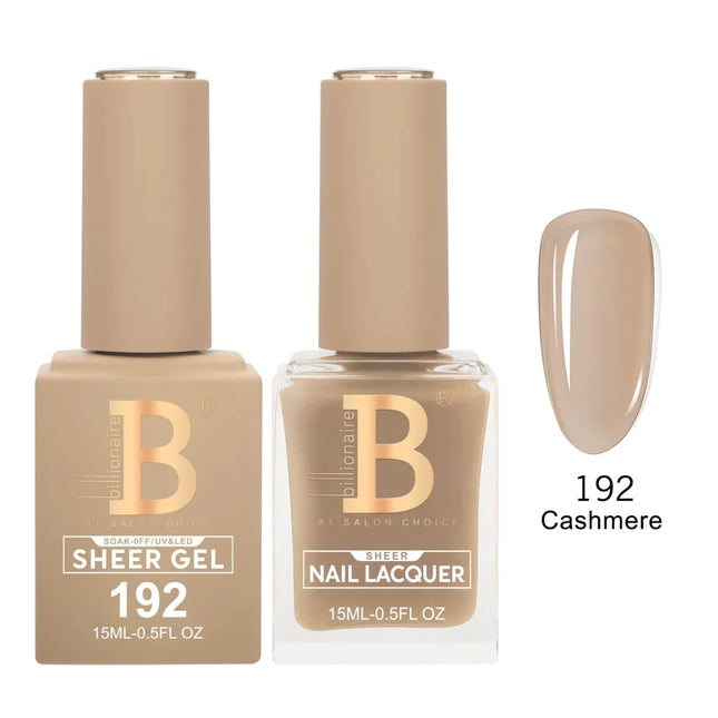Billionaire Imperial Duo Matching – #150 - 200 Gel Polish + Lacquer (0.5oz / 15ml)
