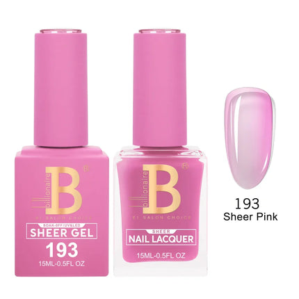 Billionaire Imperial Duo Matching – #150 - 200 Gel Polish + Lacquer (0.5oz / 15ml)