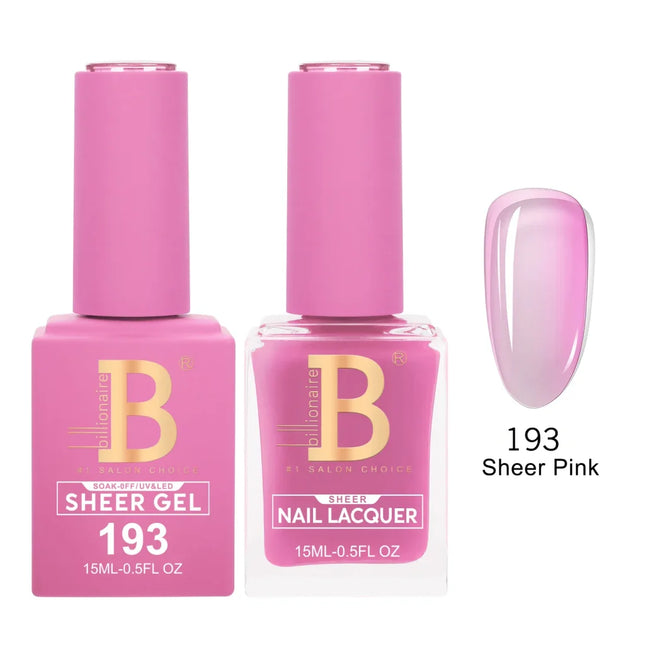 Billionaire Imperial Duo Matching – #150 - 200 Gel Polish + Lacquer (0.5oz / 15ml)