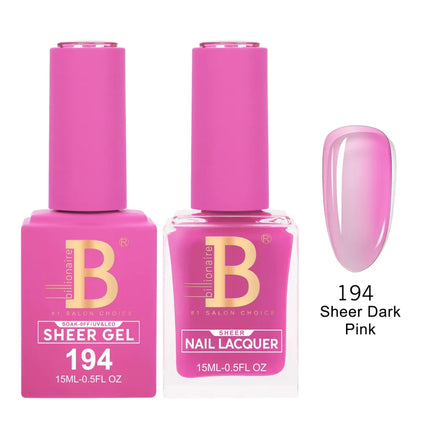 Billionaire Imperial Duo Matching – #150 - 200 Gel Polish + Lacquer (0.5oz / 15ml)