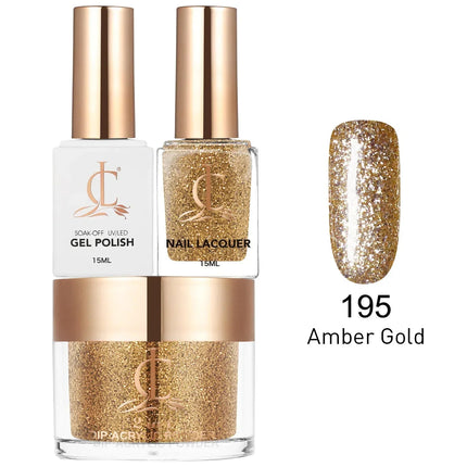 Cllam Matching 3in1 - CL195 AMBER GOLD - TTT Nails Supply