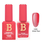 195 Sheer Red