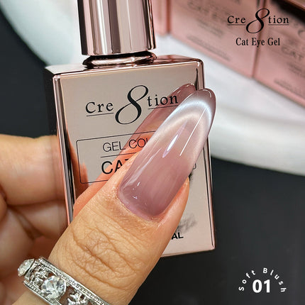 Cre8tion Cat Eye Soft Blush Kit - 12 Colors Set