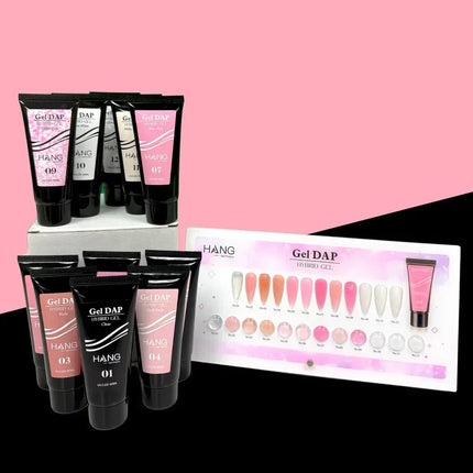 HANG Hybrid Gel Collection 2oz - 12 Colors - TTT Nails Supply
