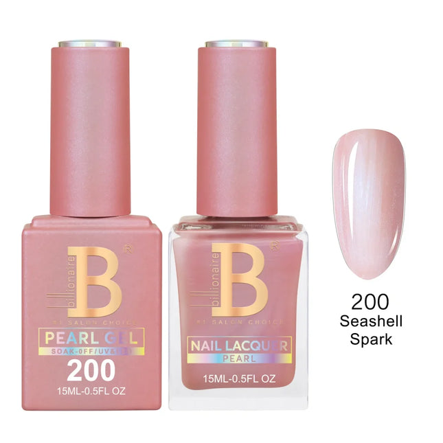 Billionaire Imperial Duo Matching – #150 - 200 Gel Polish + Lacquer (0.5oz / 15ml)