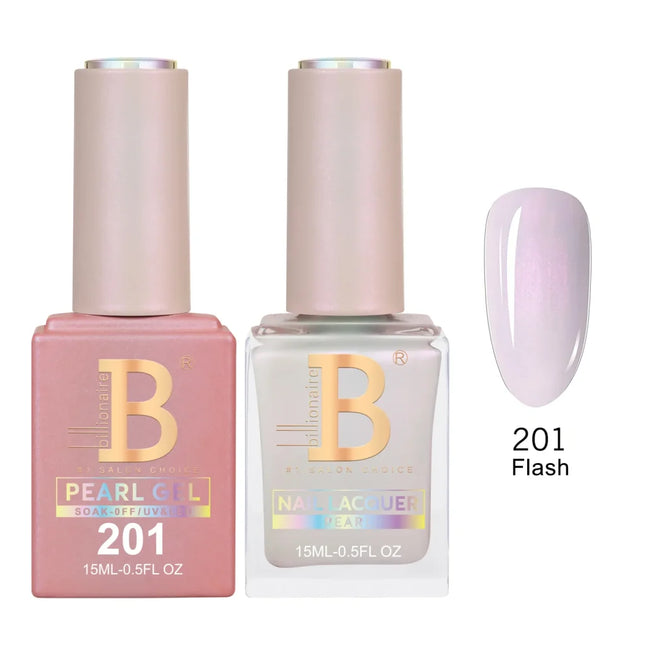 Billionaire Imperial Duo Matching – #201 - 256 Gel Polish + Lacquer (0.5oz / 15ml)